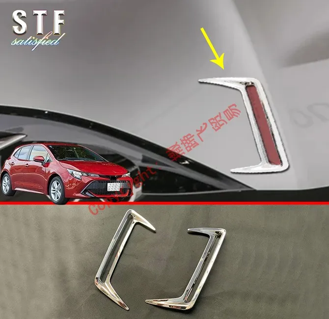 

ABS Chrome Rear Fog Light Cover Trim For For Toyota Corolla Hatchback Auris Sport 2019 2020 Car Accessories Stickers