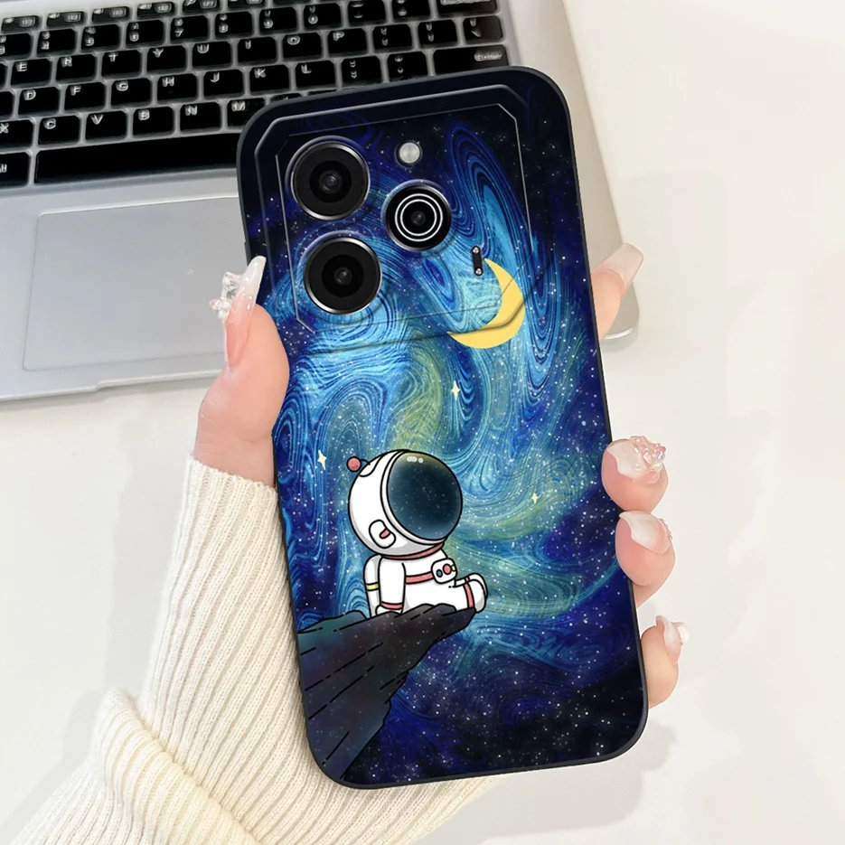 Cute Fashion Painted Soft TPU Phone Case - 6.78'' Cover with Bumper Protection