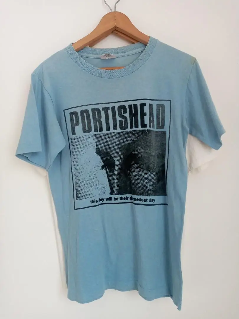 Special 90s Vintage PORTISHEAD リンガーTシャツ Special 90s Vintage PORTISHEAD Tシャツ XL 紺 Special 90s