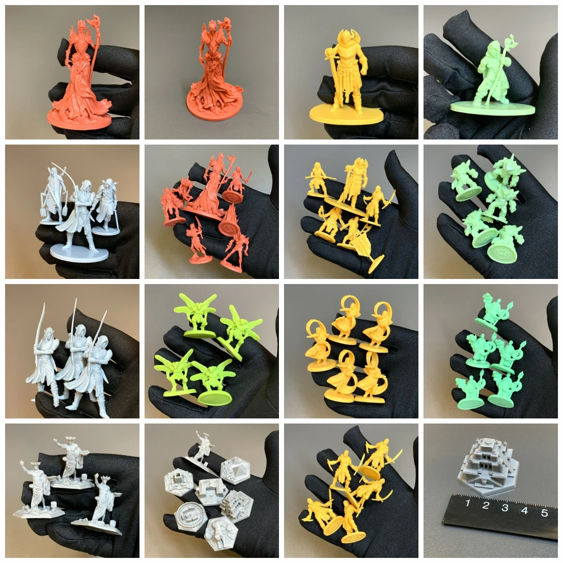 Fighter Warriors Board Game, Miniatura Role Playing Figura, TRPG Modelo