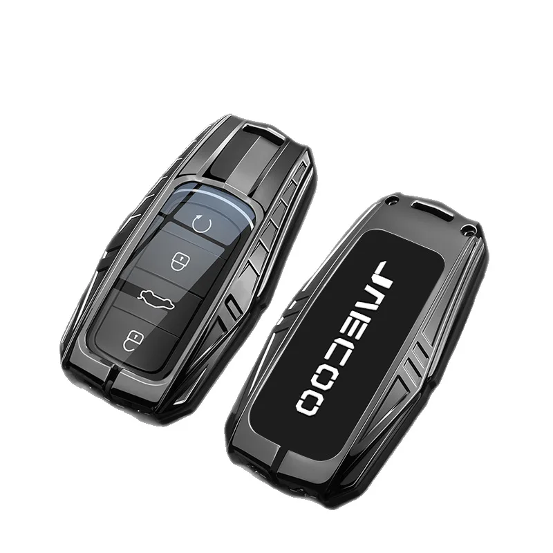 Auto Zink-legierung Silikon Schlüssel Fall Halter Abdeckung Kette Für Chery JAECOO Omoda 5 Tiggo 7 8 9 Plus Pro Arrizo 6 8 Auto Styling Fernbedienung – Detail 3