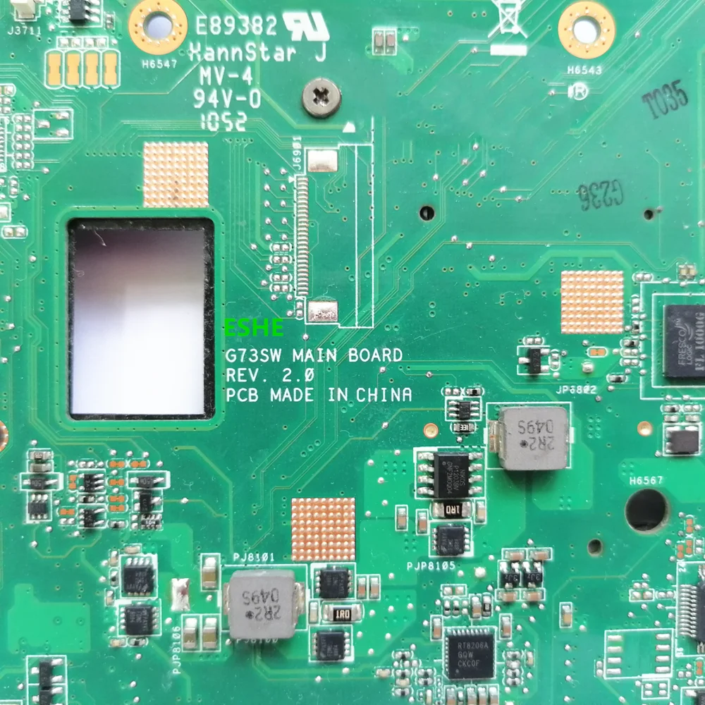 Laptop Motherboard para Asus Memory Slot Trabalho 100 Testado G73 G73s G73sw Rev2.0 Hm65 2d - Imagem 4