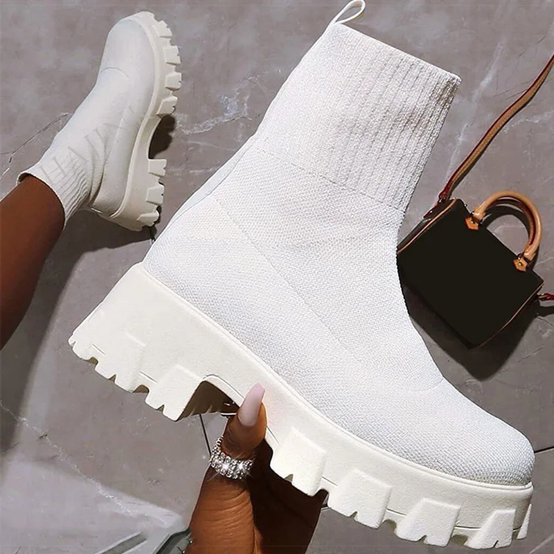 basket blanche talon