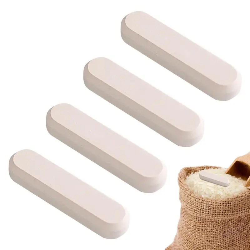 4Pcs Drying Rod Stick Diatomite Moisture Absorbing Stick Clean Water Absorption Rod Diatomite Earth Desiccant Laundry silica gel desiccant moisture absorber moisture absorbing bag