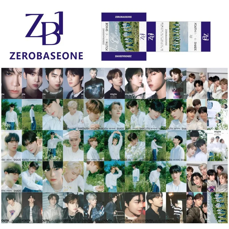 

55 шт./коробка ZEROBASEONE LOMO карты KPOP ZB1 альбом Молодежные в тени фотокарты Zhanghao Taerae Gunwook коллекция поклонников открыток