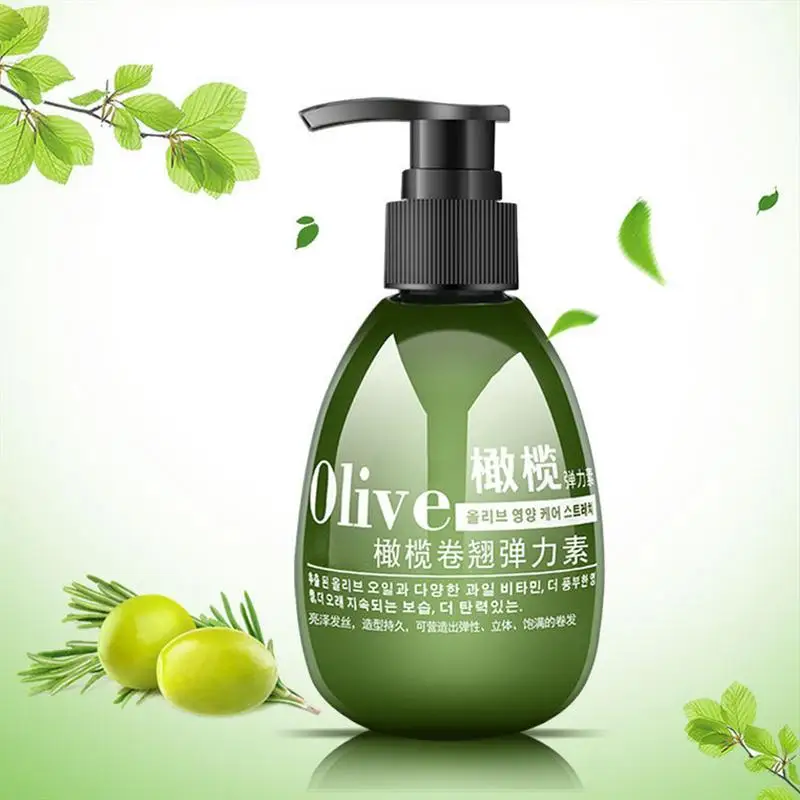 Conditioner Curly Hair Moisturizing Olive Elasticizer for Curly Care Natural Styling Moisturizer for Curl & Wave Hair