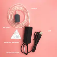 Fish Tank Oxygen Pump Portable USB Oxygen Pump Mute Energy-saving Aquarium Equipment Stop Valve Oxygen Pump 2