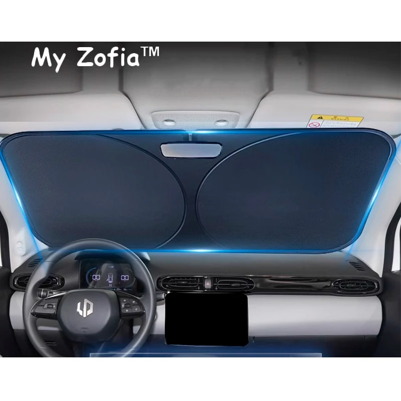 For Leapmotor T03 Car Sun Viso Front Window Windshield Sunshade Heat Insulation Summer Sun UV Protection Auto Accessories car sunshade windshield sunshade windshield sun shade