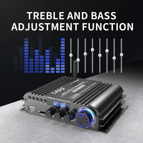 LEPY LP-269PRO 4.1 채널 앰프 블루투스 5.0 동축 USB SD FM 기능 서브 우퍼 출력 홈 시어터 증폭기 4