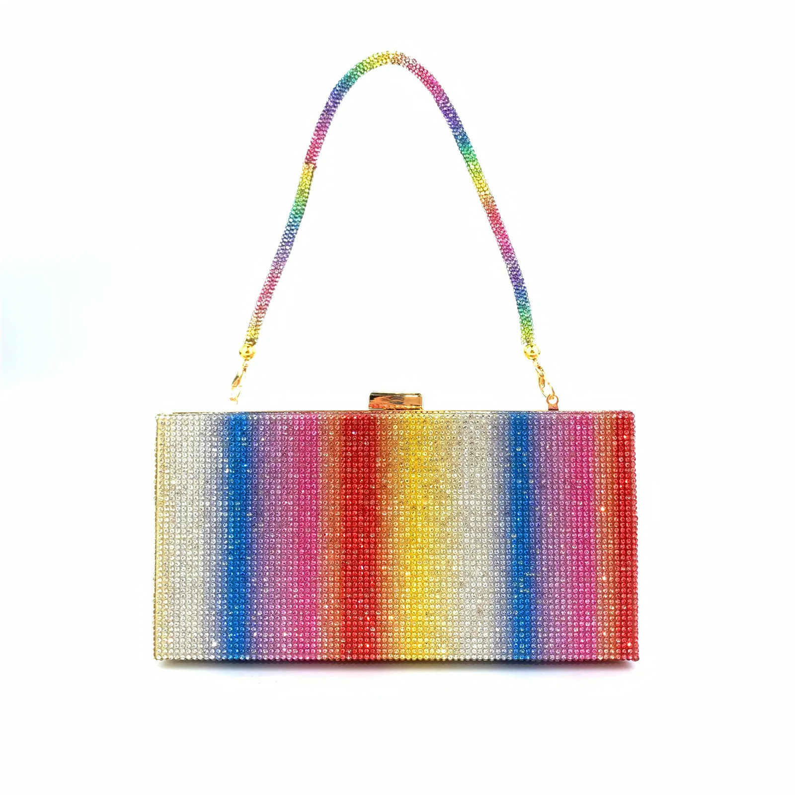 Classic The Sak Rainbow Multi Color Crochet Baguette Barrel Bag Purse | eBay