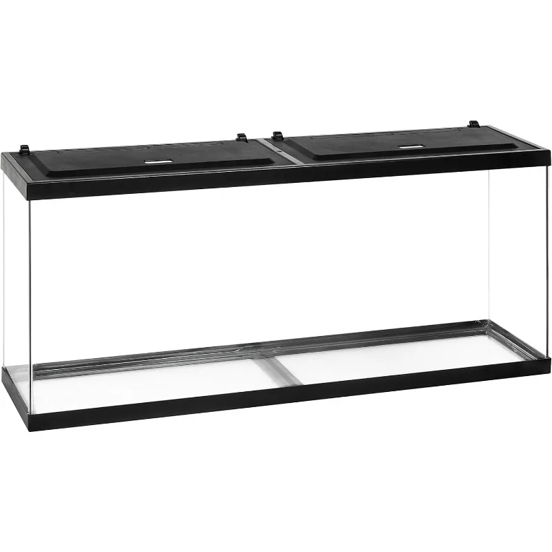 55 Gallon Aquarium Kit with Fish Tank, Fish Net, Fish Food, Filter, Heater and Water Conditioners 2