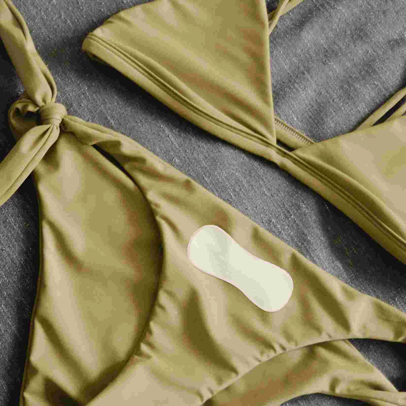 Protective sticker for swimsuit lingerie underwear adhesive liner decal private part cover labels 50 Pcs