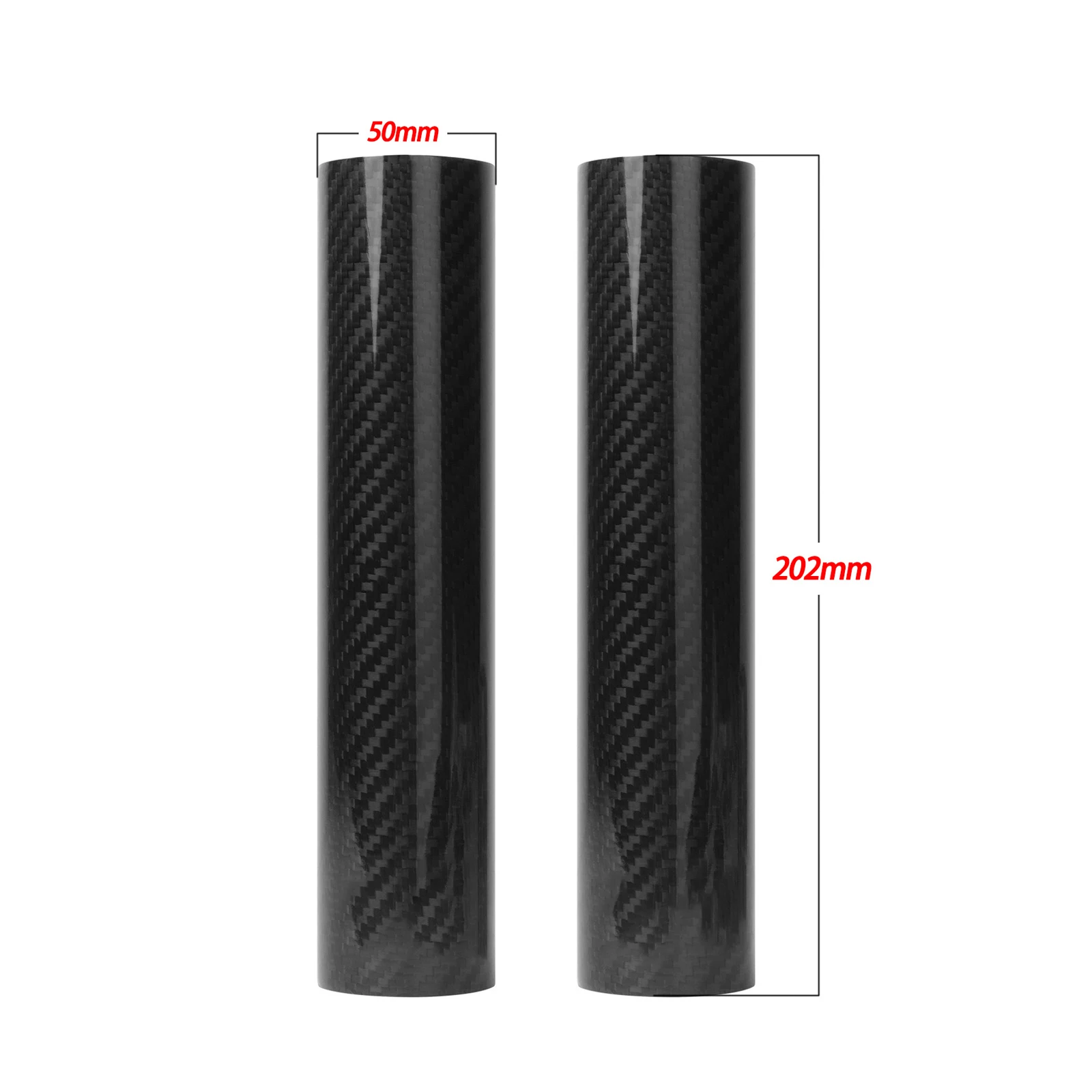 Motorcycle 160-260mm front fork wraps carbon fiber protectors for KTM Honda Yamaha Kawasaki Suzuki CRF CR YZF EXC SXF XC XCF XCW