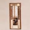 2pcs/4pcs Dollhouse Window Grid Frame Construction Material Chinese Furniture Model Building Miniature Decorative Wooden Craft 3