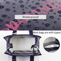 New Fashion Jelly Handbag for Women – Eco-Friendly Waterproof PVC Flower Tote, Reusable Shoulder Shopper Bag for Daily Use & Travel - Image 6