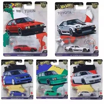 Original Hot Wheels Car Culture Beloved Series Car World Tour Hot Sports Car Alloy Model Car Room Ornament Birthday Car Gifts