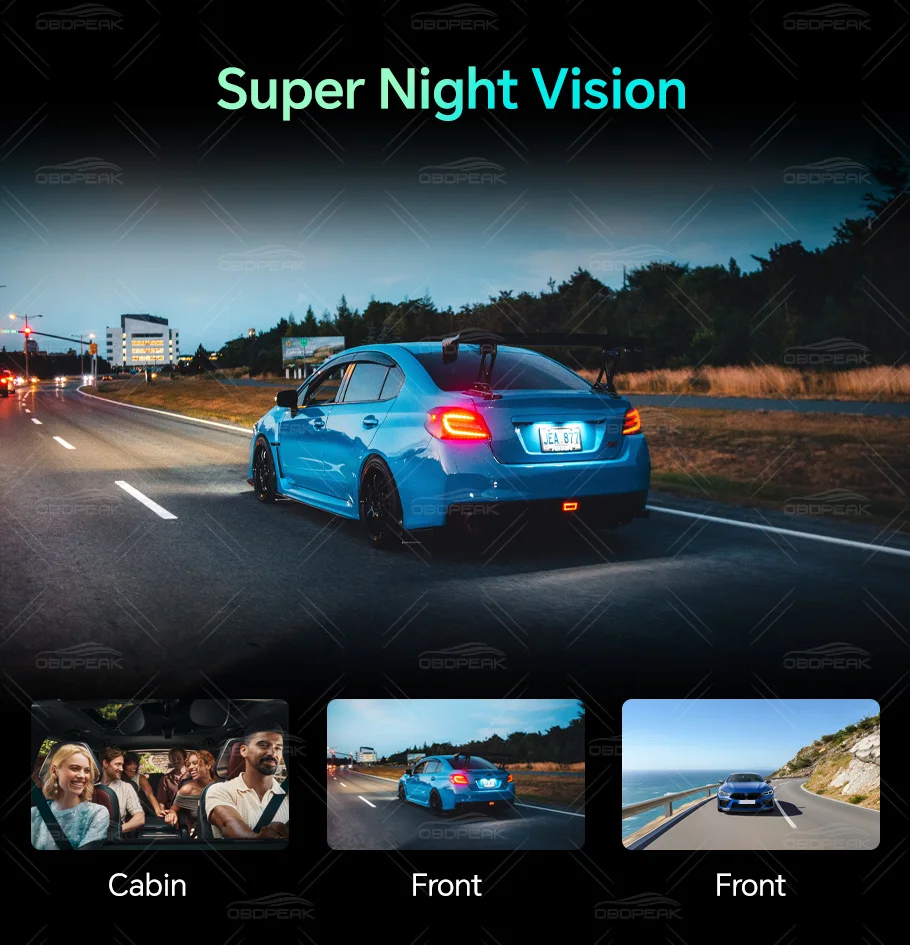 1920*1080P RearView Camera 6M/10M/15M Car and Truck Universal Night Vision Camer
