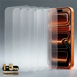 Matte Frosted Tempered Glass Screen Protector (1 - 5 Pack) - 4PCS