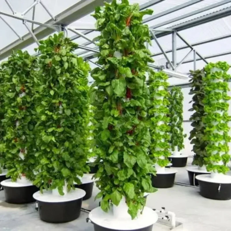 vertical hydroponic tower intelligent vegetable planter
