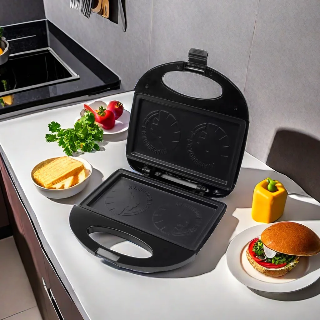Industrial commercial portable Cool Touch Exterior 6 in 1 Toaster 3 in 1 sandwich press