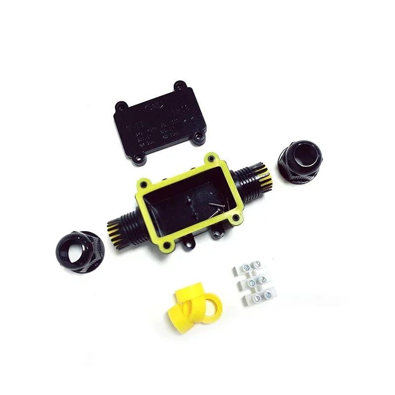 2/3 웨이 야외 방수 정션 박스, 터미널 IP68 6-12mm LED 블록, 3P 전기 와이어링 커넥터 액세서리, 450V 24A