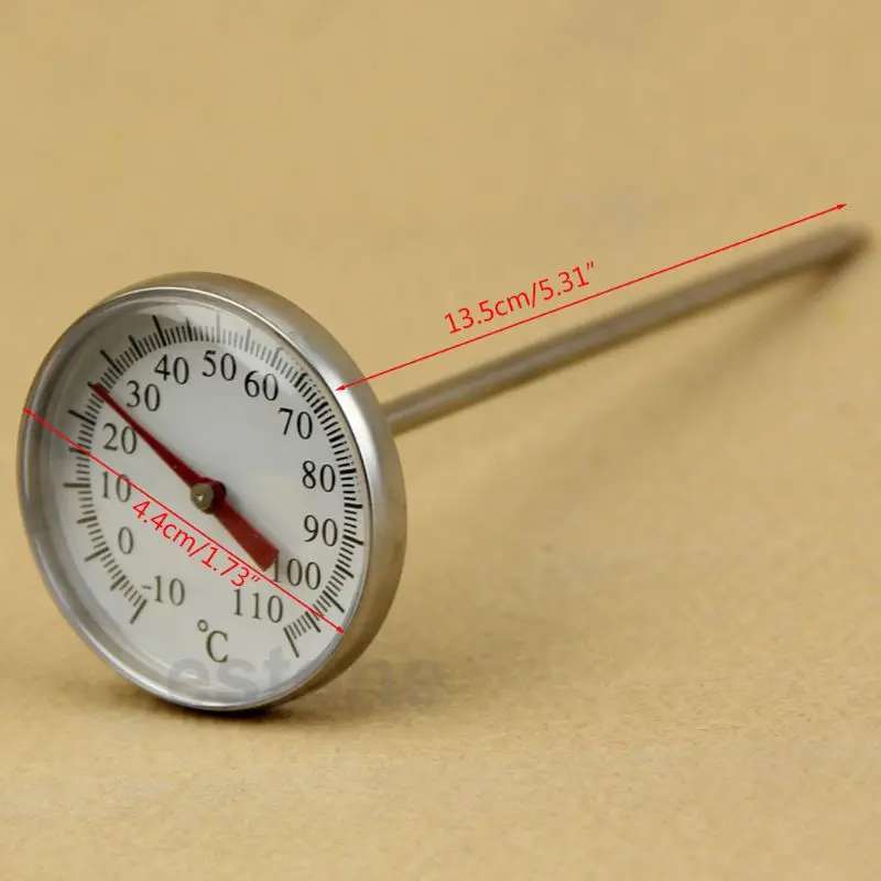 1PC New Coffee Milk Beverage Cooking Food Meter Liquid Thermometer Oil  Temperature Gauge