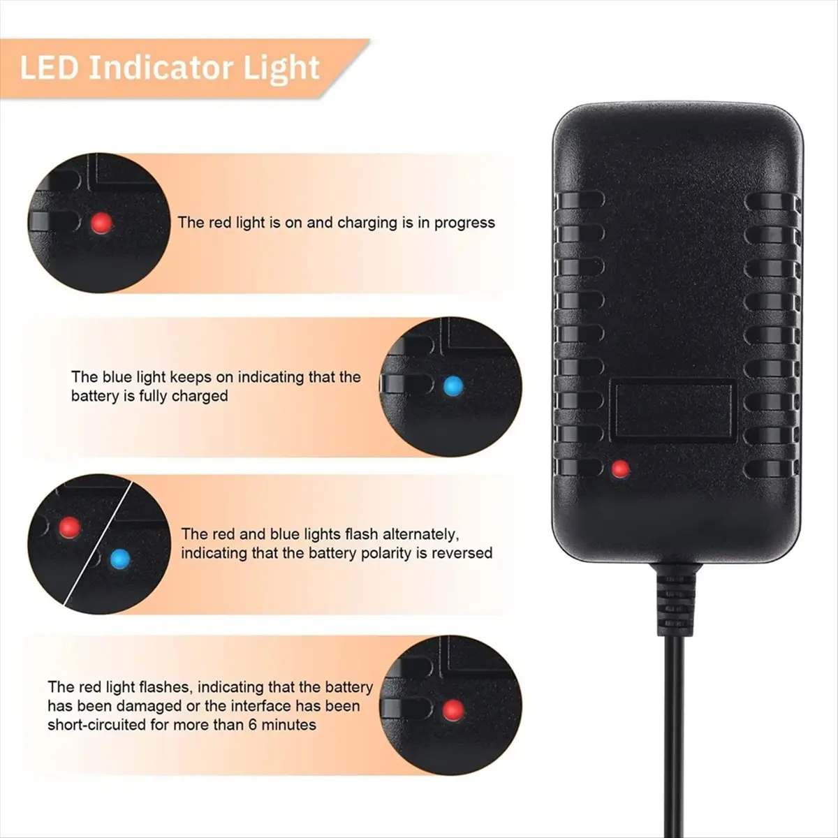 《공장 직판》4.8V 7.2V 8.4V 9.6V NiMH/NiCD용 9-In-1 RC 배터리 충전기, 2.4V-12V NiMH/NiCD 배터리 팩용 RC 자동차 충전기
