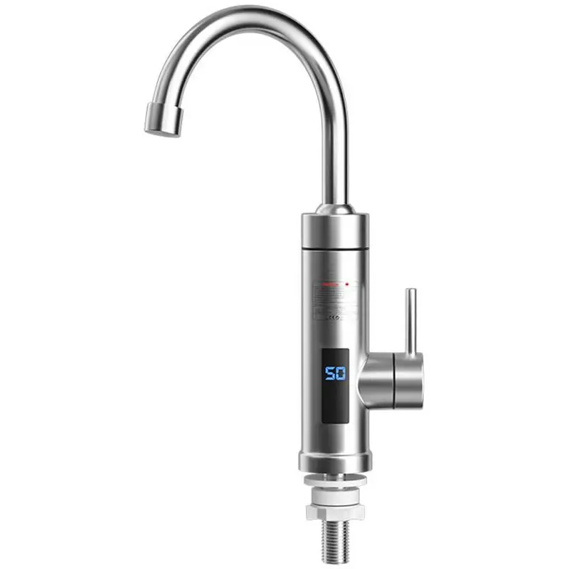 

Kitchen Fast Heating Tap 360 Swivel Electric Tap With Digital Display Sink Faucets Parts For Bathroom Washbasin Kitchen Sink