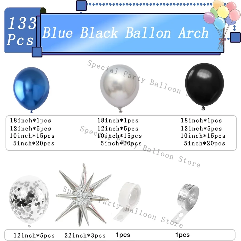 Balloon Garland Arch Kit Latex
