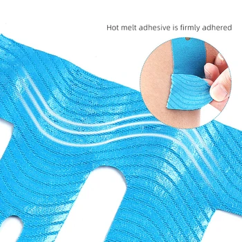 10pcs Precut Kinesiology Tape Elastic Sports Protection Patches Sport Knee Tape for Run for Knee Support & Stability
