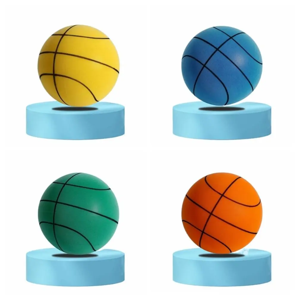 

Low Decibel Silent Training Basketball 18cm/22cm/24cm Damping Bouncing Mute Ball High Density Foam Impact-Resistant