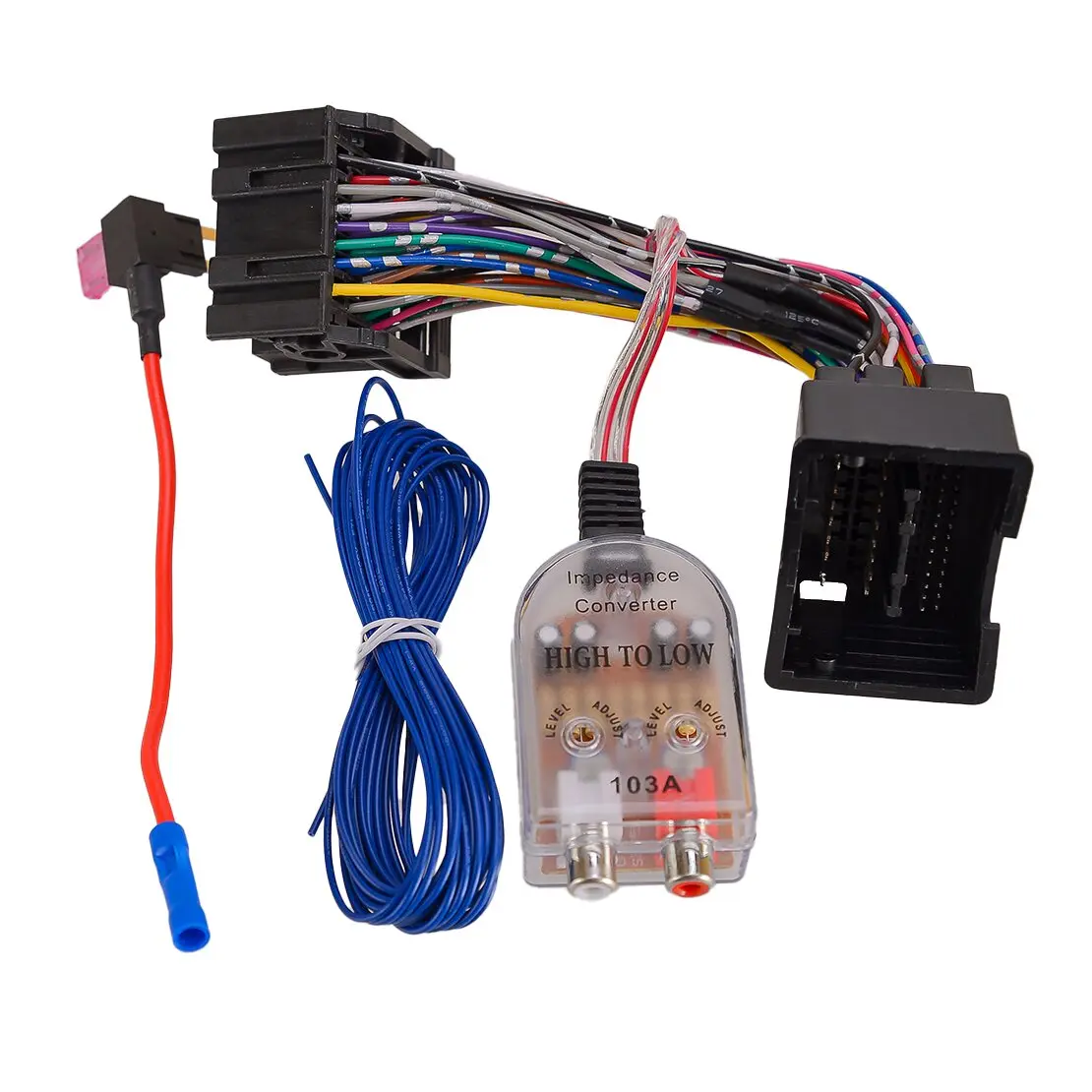 Radio Add Amp Subwoofer Amplifier Adapter Plug Wire Harness 71-2106 fit for GMC Buick Chevrolet Camaro Cruze Equinox Express