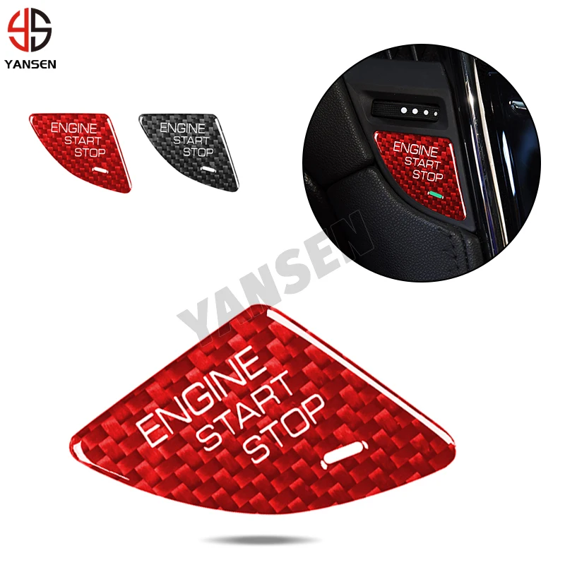For Cadillac ATS ATS L Car Engine Start Stop Push Button Cover Real