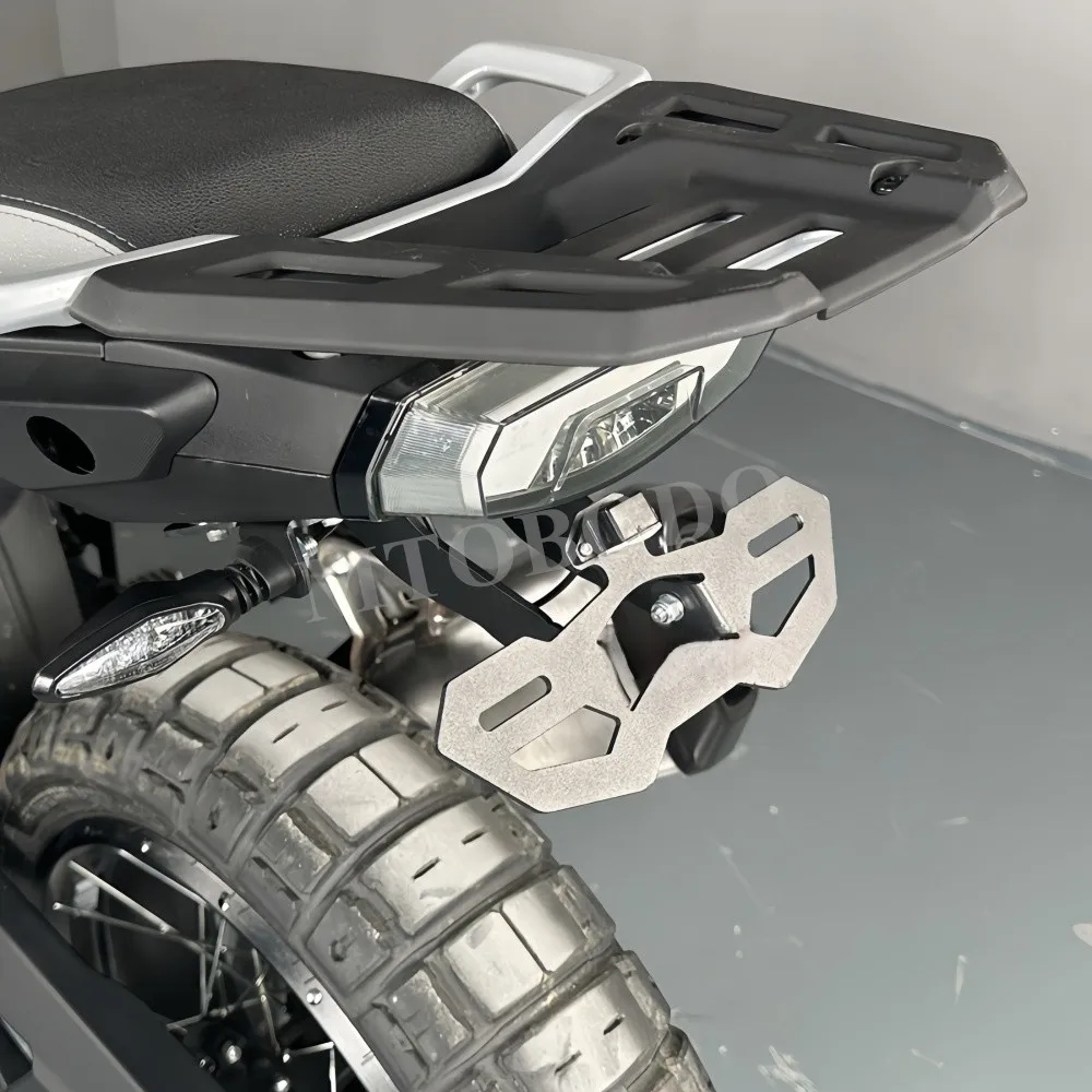 CFMOTO 450MT 2024 오토바이 액세서리 450MT 접이식 번호판 홀더 테일 브래킷 LED 후면 번호판 홀더에 적합