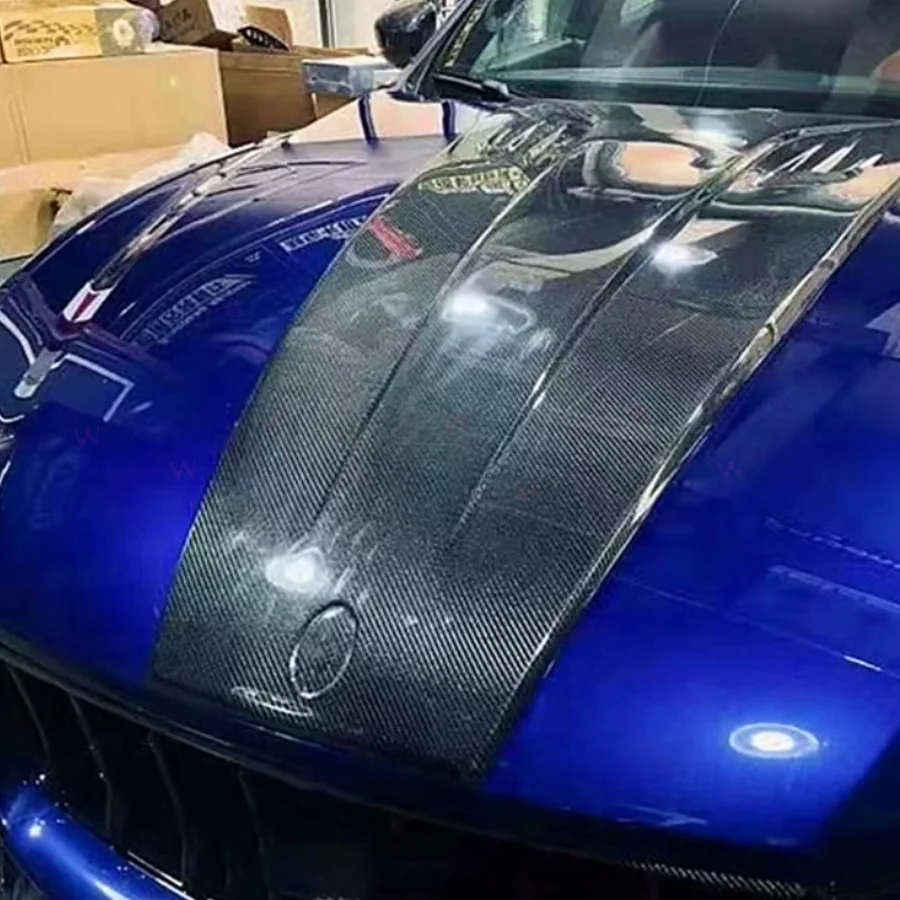 High Quality Real Carbon Fiber NT Style Hood For Maserati Levante-Engine Bonnet Body kit