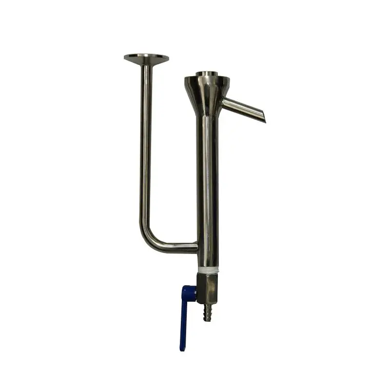 Hooloo Parrot Beak Spirits Outlet with Tri Clamp 304 Stainless Steel Food Grade Polishing with Air Balance Port for Distillers