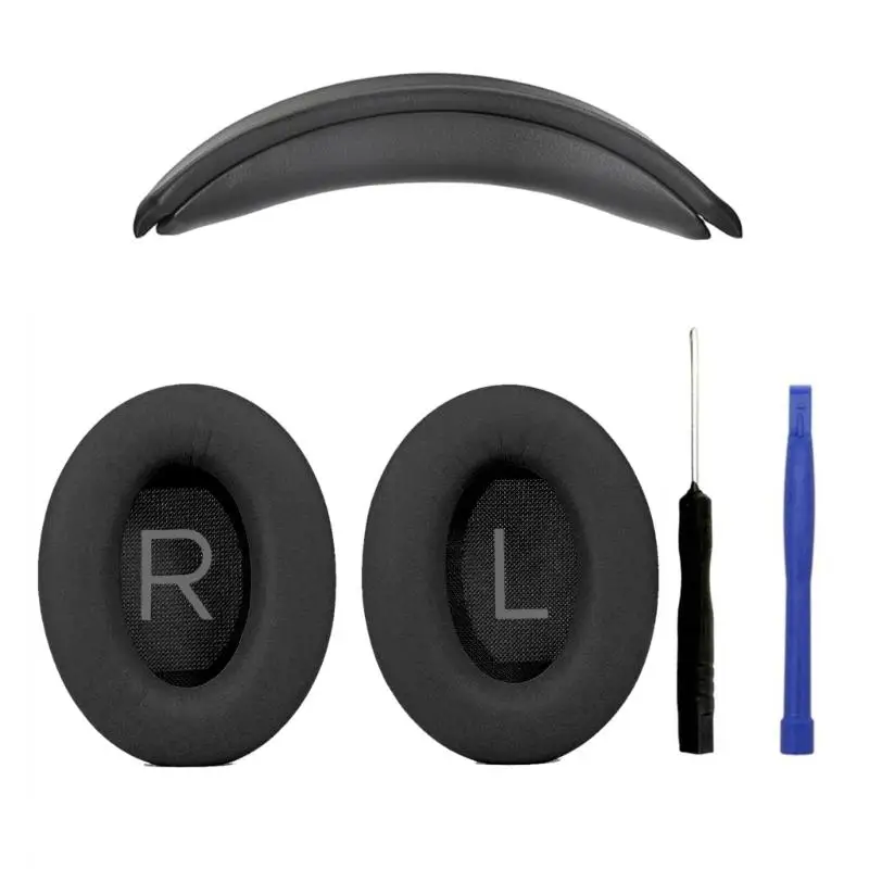 R53C Einfache Installation Ohrpolster Kopfband Kissen Kompatibel für QC45 QC35 Kopfhörer Geräuschunterdrückung Ohrenschützer – Detail 9