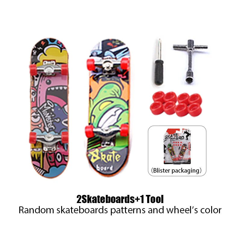 Skateboard da dito Skatepark Mini parco fai da te Rampa per pratica tecnologica Piattaforma da ponte Stunt Finger Skateboard Ramp Set con bici BMX