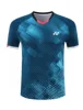 YONEX 2024 New Badminton Competition Uniforms Men's and Women's Fly-sleeved Tops Quick-drying Breathable Short-sleeved T-shirts 5