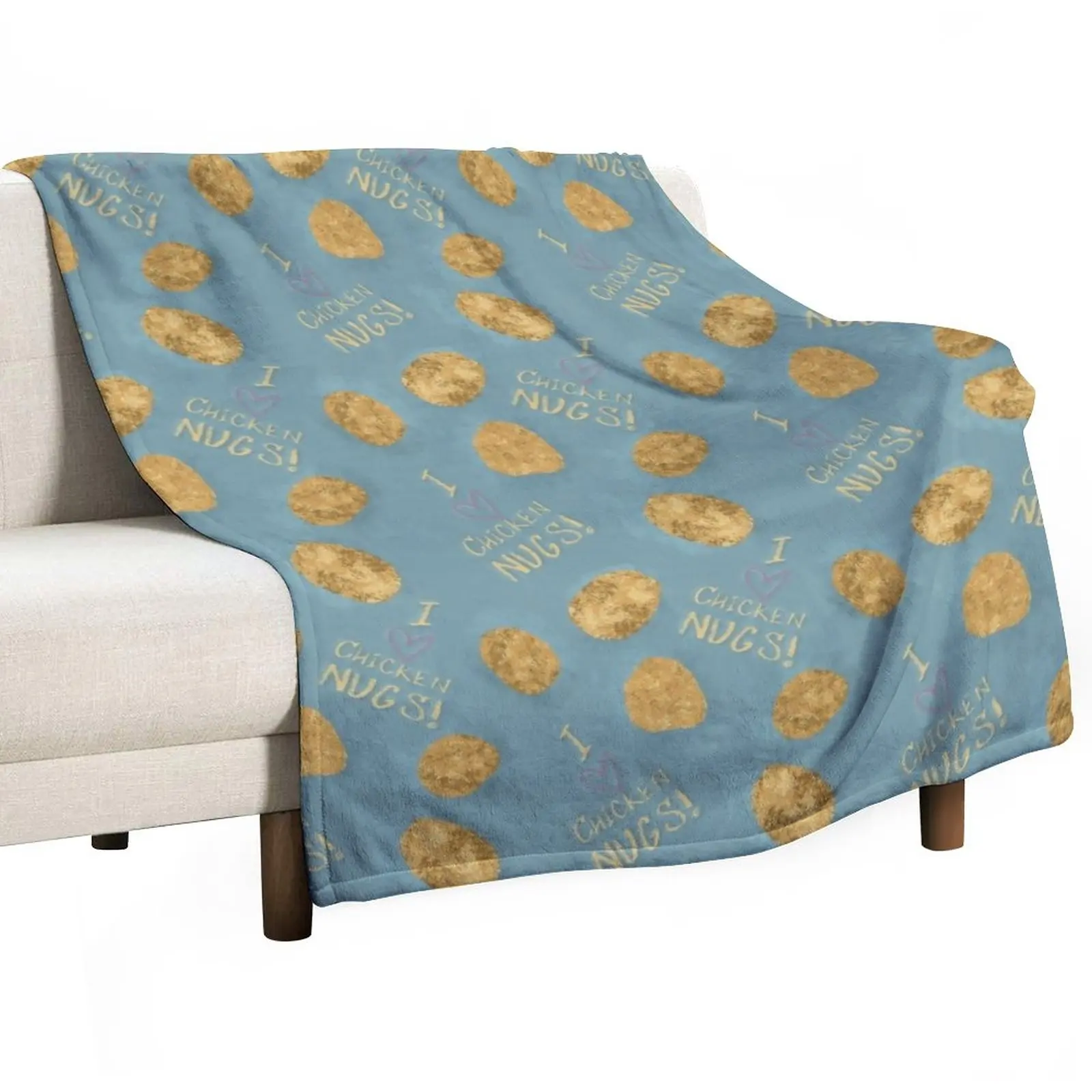 

Chicken Nuggets Throw Blanket Decorative Sofa Blanket sofa bed