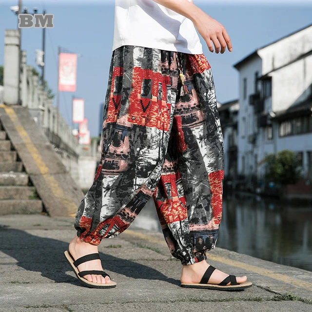 Thai Elephant Print Harem Trousers – The Hippy Clothing Co.