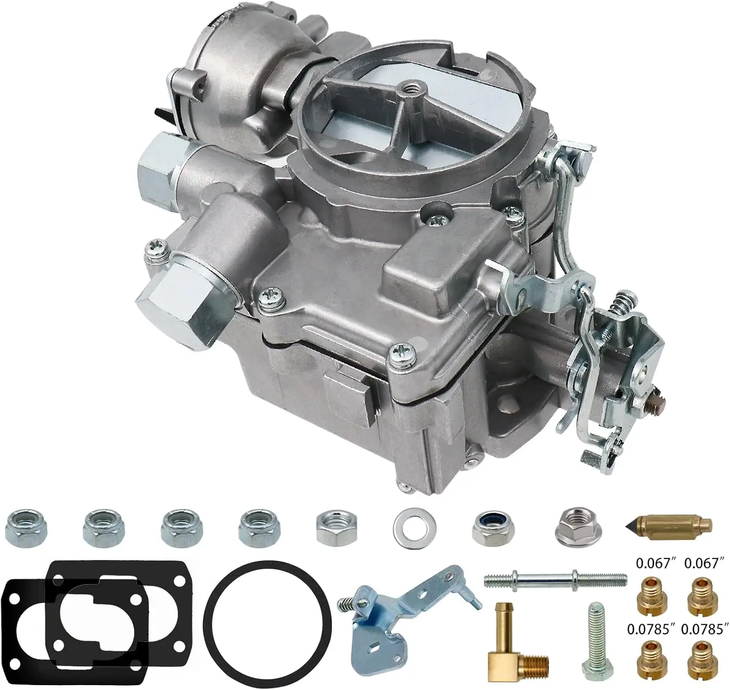 머큐라이저 2.5-3.0L 4기통 해양용 카뷰레터 | 3310-864940A01 | 2배럴 전기 초크 롱 링크 | 3 3/4×2인치 볼트 패턴