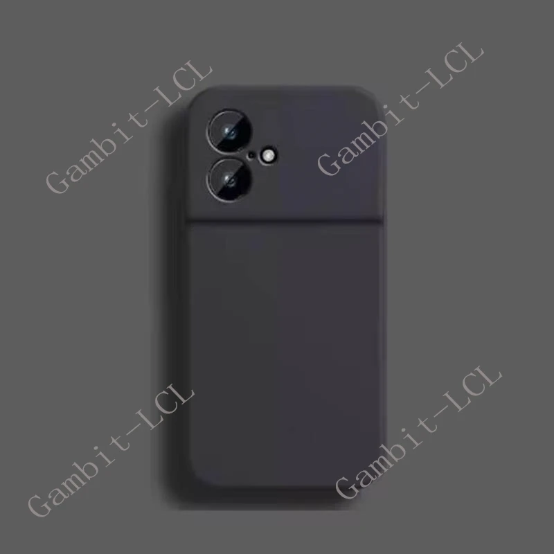 Premium Silicone Liquid Case with Skin Texture