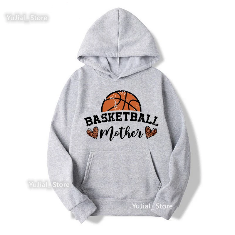 Cool Basketball Mother Graphic Print Sweatshirt Women Leopard Love Mother'S Day Hoodies Femme Winter/Spring/Autumn Tracksuit casual sweatshirt women maternity nursing pullovers breastfeeding hoodies pregnant women mother breast feeding tops plus size