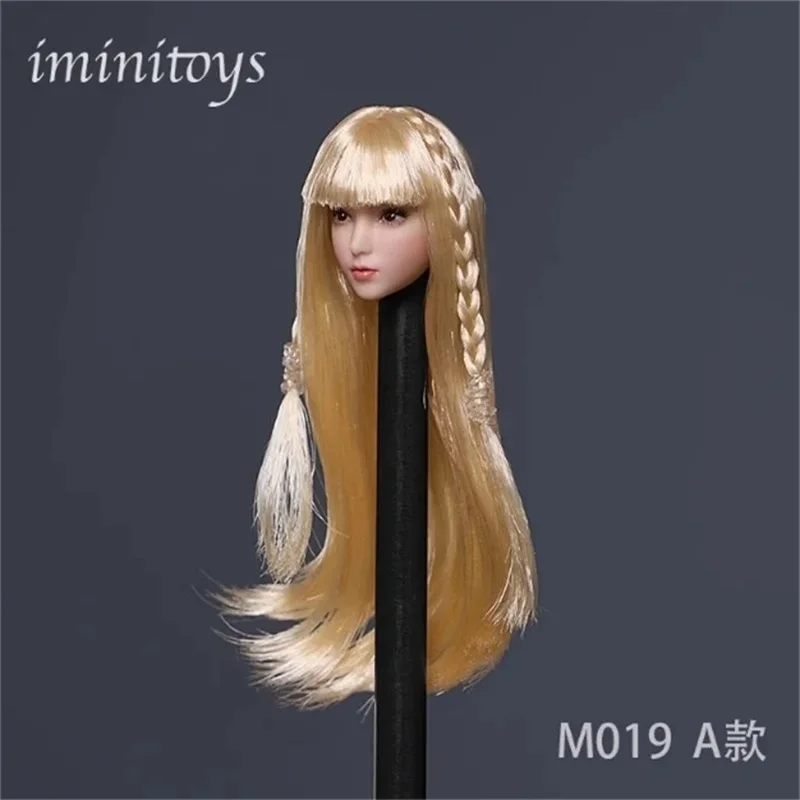 Фото Милая резьба по голове женские солдаты Оли Iminitoys M019 1/12, Высококачественная модель игрушек, подходит для 6 дюймов, фигурок, тела №3