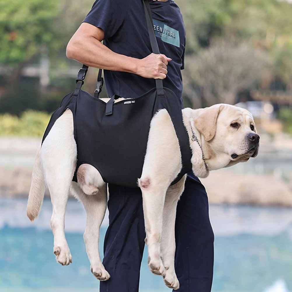 

Переноска для собак, слинг для переноски домашних питомцев, поддержка ног и реабилитация собак, подъем вверх и вниз, при артрите