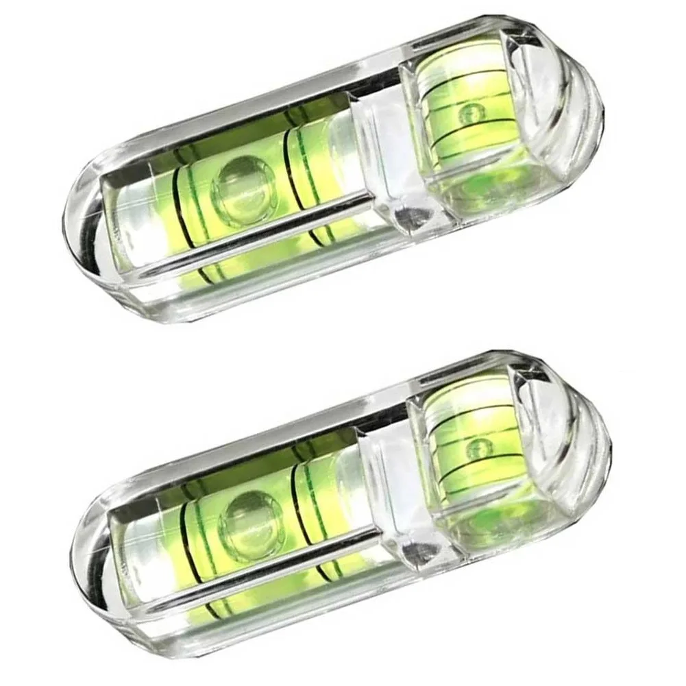 Bubble Leveler Spirit Level Portable Spirit Level 29x9x7mm 2pcs