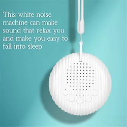 Machine à bruit blanc Rechargeable, USB, arrêt chronométré, sommeil, sucette, moniteur de Relaxation, pour bébé, adulte, bureau 