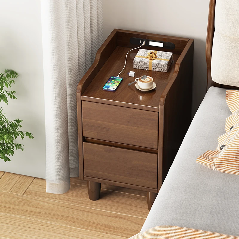 

Vintage Mid Century Nightstands Solid Wood Mini Minimalist Rustic Bedside Table Simple Center Table De Chevet Bedroom Furniture