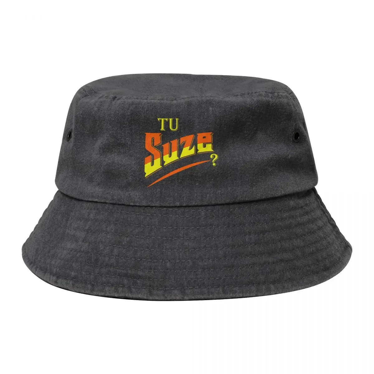 

You Tu Suze Racerback Cowboy Denim Fisherman Hat With Printing
